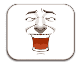 Man's Facial Expression sticker #15830371