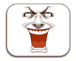 Man's Facial Expression sticker #15830372