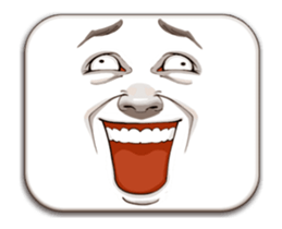Man's Facial Expression sticker #15830376