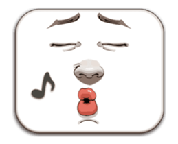 Man's Facial Expression sticker #15830377
