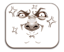 Man's Facial Expression sticker #15830379