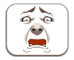 Man's Facial Expression sticker #15830381