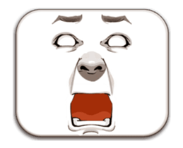 Man's Facial Expression sticker #15830385