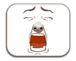 Man's Facial Expression sticker #15830391