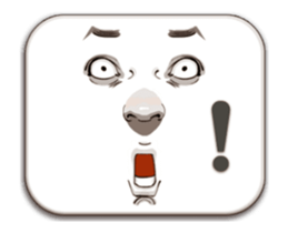 Man's Facial Expression sticker #15830392