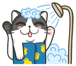 Cat Named FullMoon sticker #15830528