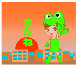 Costume girl usable every day sticker #15830539