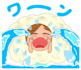 Costume girl usable every day sticker #15830560