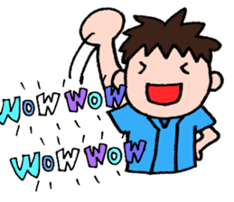 We love YOKOHAMA and BASEBALL(2017) sticker #15830956