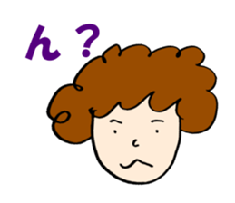 Women of natural perm sticker #15831109
