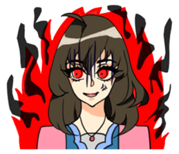THE GEEK GIRL & FASHIONABLE BOY sticker #15831135
