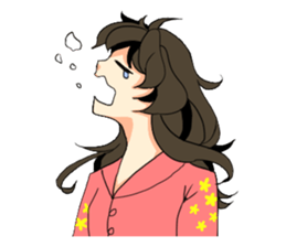 THE GEEK GIRL & FASHIONABLE BOY sticker #15831136