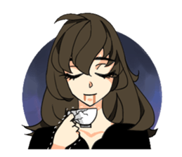 THE GEEK GIRL & FASHIONABLE BOY sticker #15831139