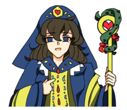THE GEEK GIRL & FASHIONABLE BOY sticker #15831152