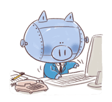 Piggy's office life ver.1 sticker #15831710