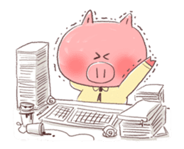 Piggy's office life ver.1 sticker #15831720