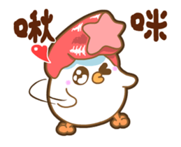 White Chick & Black Bird(Animation) 2 sticker #15831731