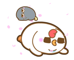 White Chick & Black Bird(Animation) 2 sticker #15831734