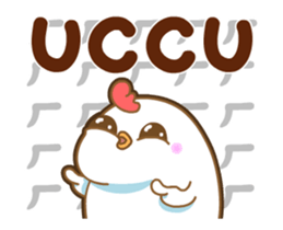 White Chick & Black Bird(Animation) 2 sticker #15831739