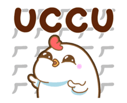 White Chick & Black Bird(Animation) 2 sticker #15831739