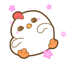 White Chick & Black Bird(Animation) 2 sticker #15831747