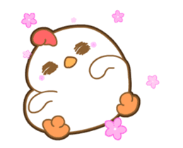 White Chick & Black Bird(Animation) 2 sticker #15831747