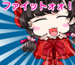 Harajuku Gothic dress from a girl ale. sticker #15831782