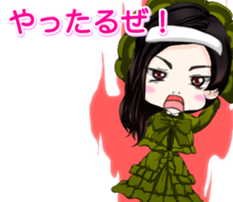 Harajuku Gothic dress from a girl ale. sticker #15831789