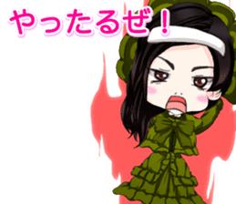 Harajuku Gothic dress from a girl ale. sticker #15831789