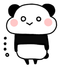 everyday basic panda sticker #15832227