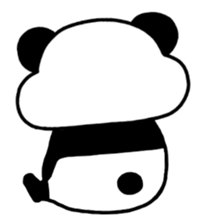 everyday basic panda sticker #15832228