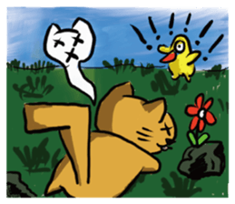 Paulcat~Hand-painted map sticker #15832417