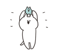 Cat and cute mouse sticker #15832974