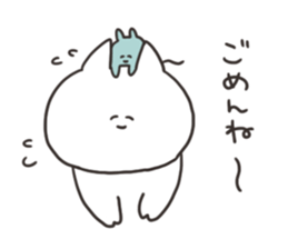 Cat and cute mouse sticker #15832975