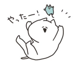 Cat and cute mouse sticker #15833002