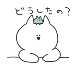 Cat and cute mouse sticker #15833005