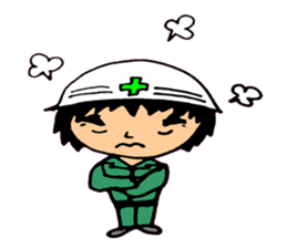 Takashi-kun of the construction site sticker #15833054