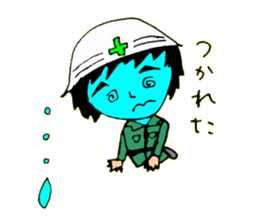 Takashi-kun of the construction site sticker #15833055