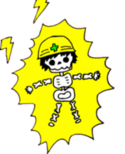 Takashi-kun of the construction site sticker #15833084