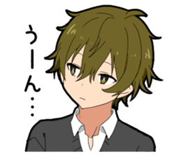 Curt response boy sticker #15833395