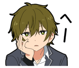 Curt response boy sticker #15833399