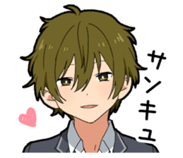 Curt response boy sticker #15833401