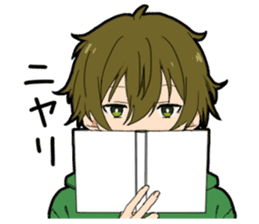 Curt response boy sticker #15833413