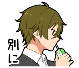 Curt response boy sticker #15833427