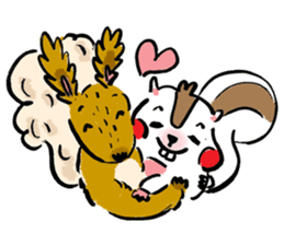 Little Squirrel 1 sticker #15833468