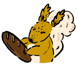 Little Squirrel 1 sticker #15833472