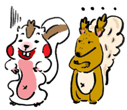 Little Squirrel 1 sticker #15833475