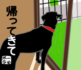 POLA the Black Labrador Retriever! sticker #15833520