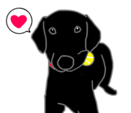POLA the Black Labrador Retriever! sticker #15833521