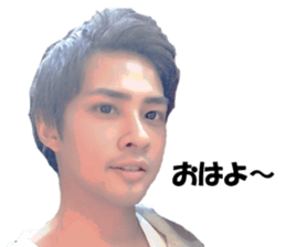 Actual photo cool guy used in daily life sticker #15833523